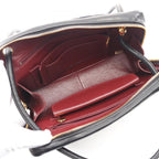 Black Leather Chanel Travel Bag