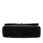 Black Leather Chanel Flap Bag