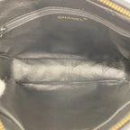 Black Leather Chanel Shoulder Bag