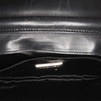 Black Leather Chanel Crossbody Bag