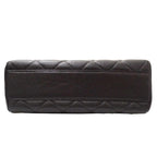 Black Leather Chanel Shoulder Bag