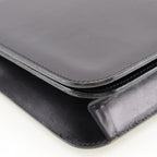 Black Leather Chanel Shoulder Bag