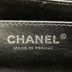Black Leather Chanel Flap Bag