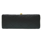 Black Leather Chanel Shoulder Bag