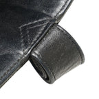 Black Leather Chanel Shoulder Bag