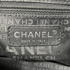 Black Leather Chanel Shoulder Bag
