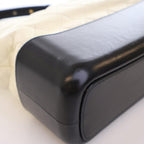 Black Leather Chanel Shoulder Bag
