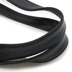 Black Leather Chanel Shoulder Bag