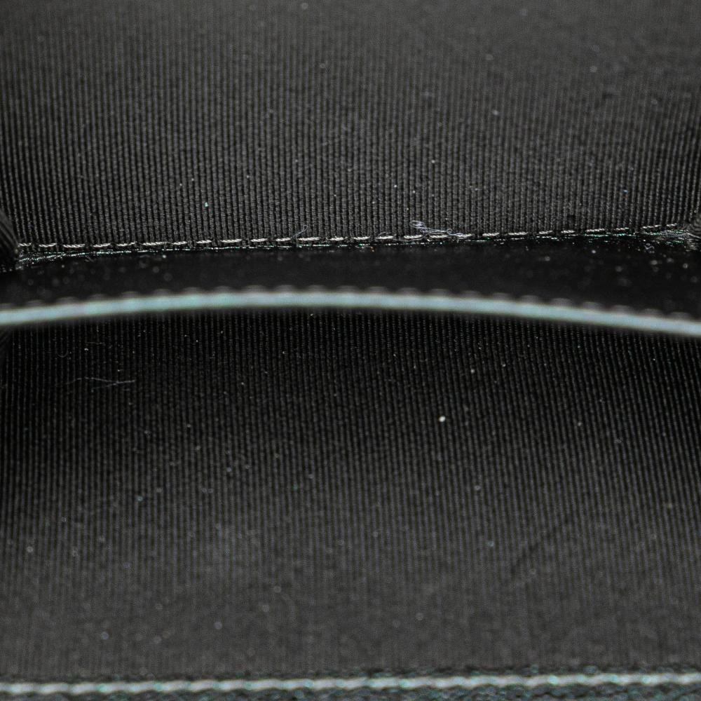 Black Leather Chanel Flap Bag