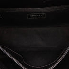 Black Leather Chanel Flap Bag