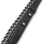 Black Leather Chanel Shoulder Bag