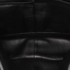 Black Leather Chanel Flap Bag