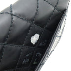 Black Leather Chanel Shoulder Bag