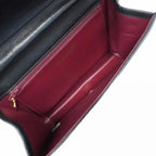 Black Leather Chanel Shoulder Bag