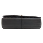 Black Leather Chanel Travel Bag