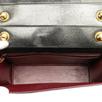 Black Leather Chanel Flap Bag