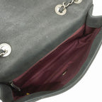 Black Leather Chanel Shoulder Bag