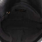 Black Leather Chanel Flap Bag