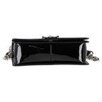 Black Leather Chanel Shoulder Bag