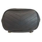 Black Leather Chanel Backpack