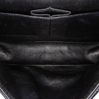 Black Leather Chanel Flap Bag