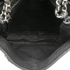 Black Leather Chanel Crossbody Bag