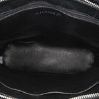 Black Leather Chanel Shoulder Bag