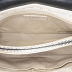 Black Leather Chanel Flap Bag