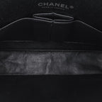 Black Leather Chanel Flap Bag