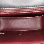 Black Leather Chanel Flap Bag