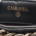 Black Leather Chanel Crossbody Bag