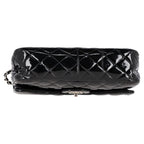 Black Leather Chanel Flap Bag