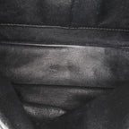 Black Leather Chanel Flap Bag