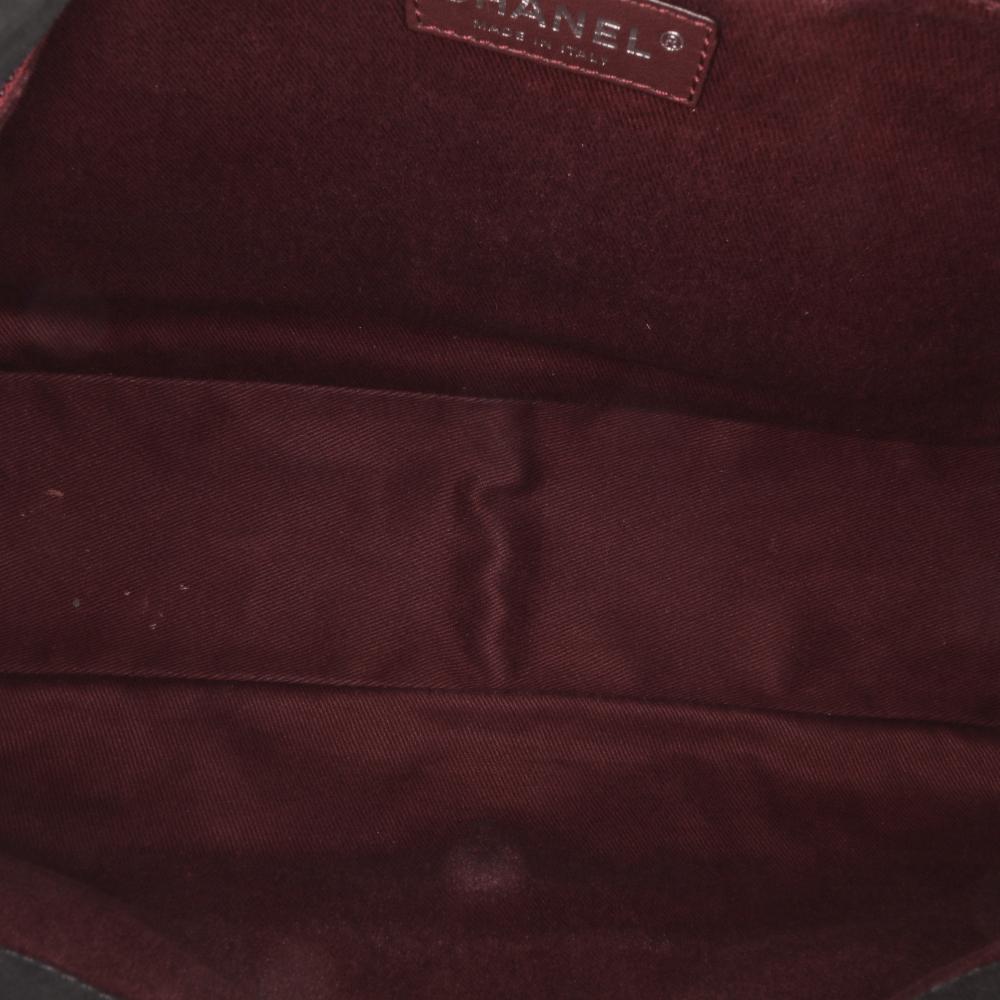 Black Leather Chanel Flap Bag