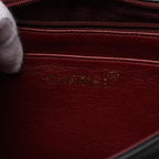 Black Leather Chanel Flap Bag
