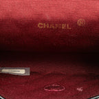 Black Leather Chanel Flap Bag