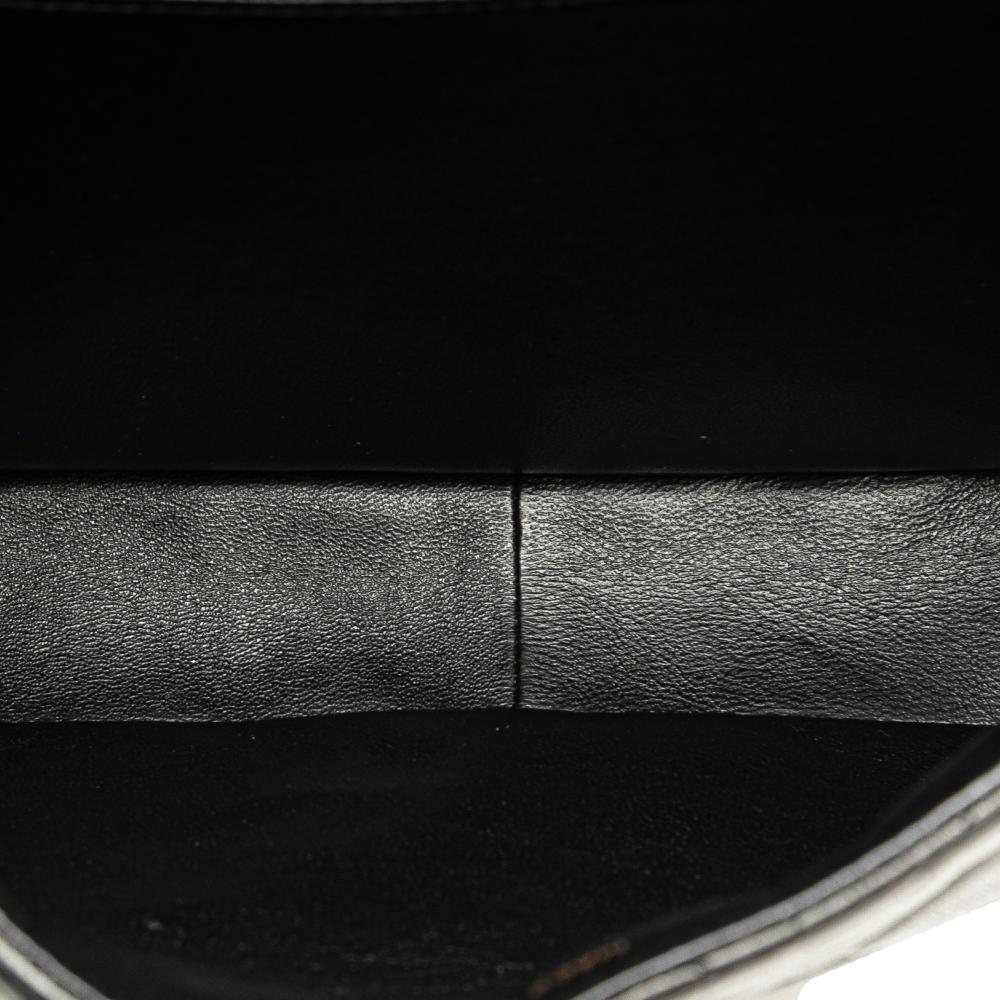 Black Leather Chanel Flap Bag