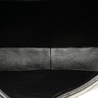 Black Leather Chanel Flap Bag