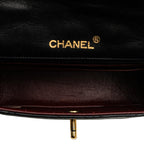 Black Leather Chanel Crossbody Bag