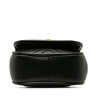 Black Leather Chanel Travel Bag
