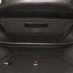 Black Leather Chanel Crossbody Bag