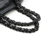 Black Leather Chanel Shoulder Bag