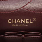 Black Leather Chanel Flap Bag