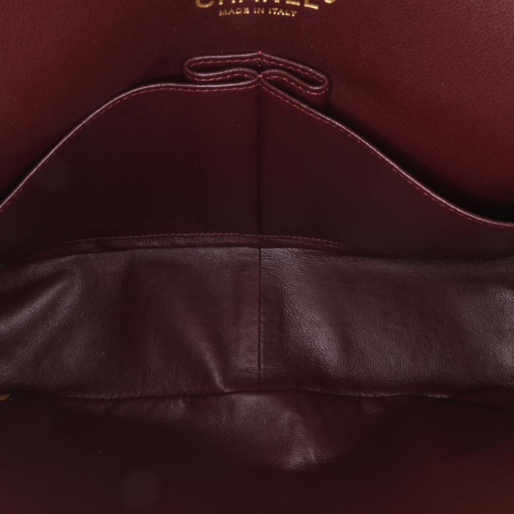 Black Leather Chanel Flap Bag