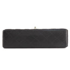 Black Leather Chanel Shoulder Bag