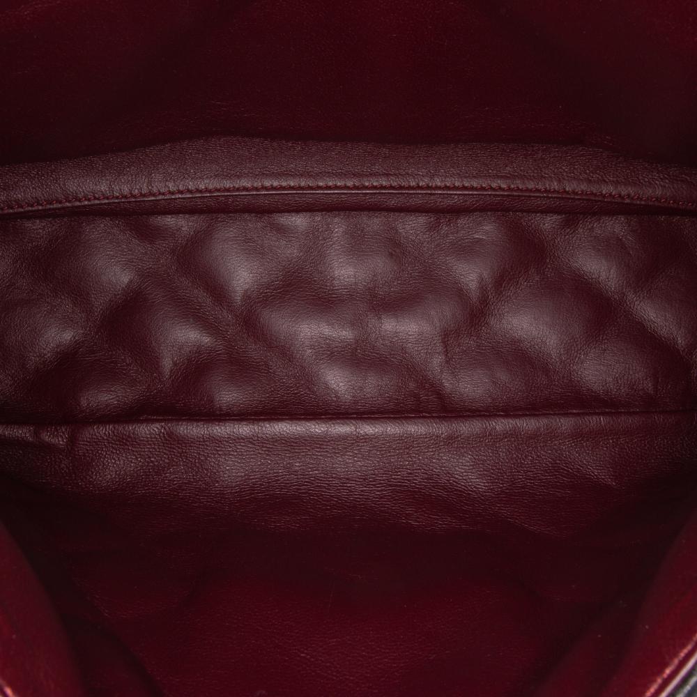 Black Leather Chanel Flap Bag