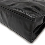 Black Leather Chanel Shoulder Bag