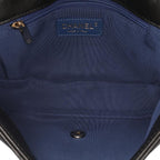 Black Leather Chanel Flap Bag