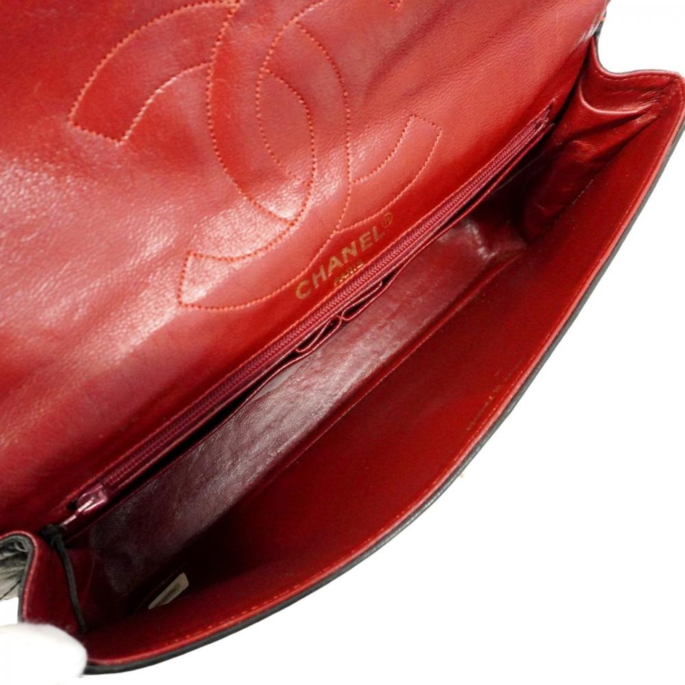 Black Leather Chanel Flap Bag