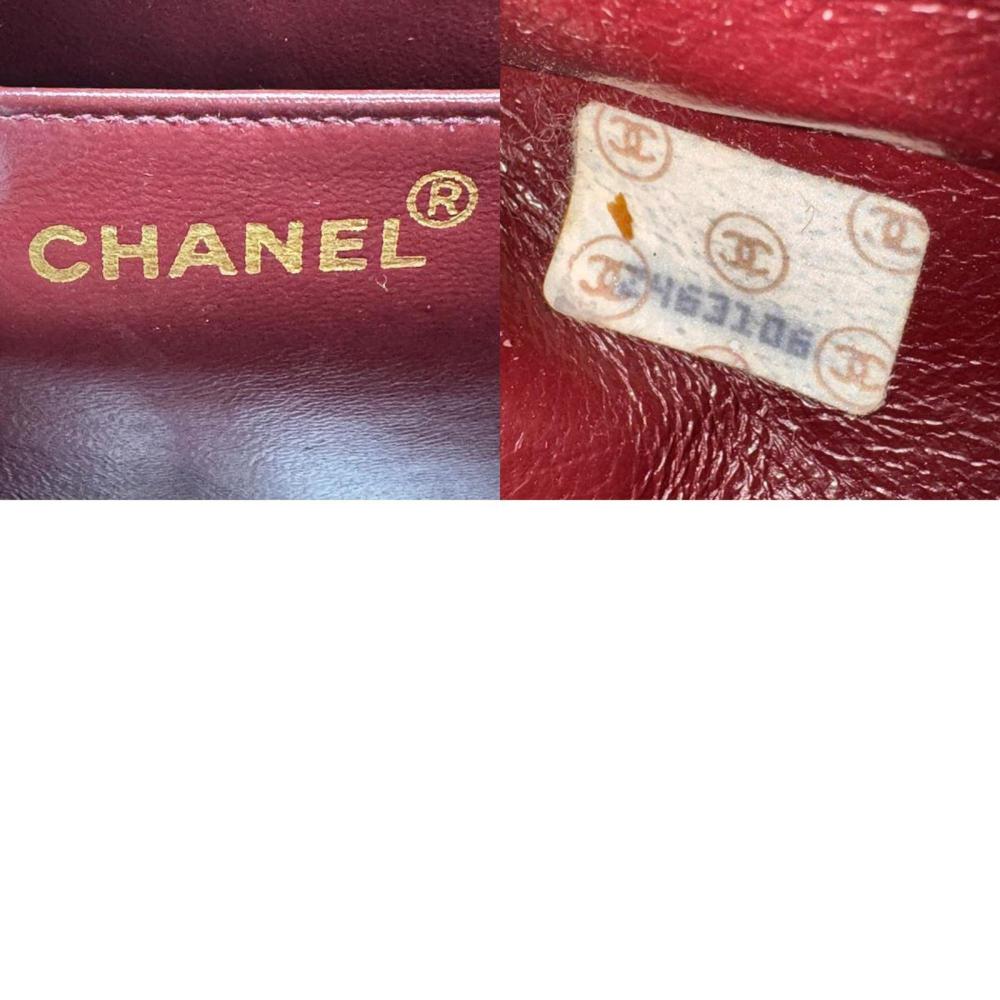 Black Leather Chanel Shoulder Bag